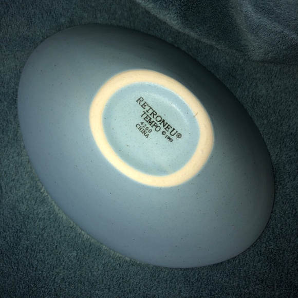 RETRONEU Tempo Blue Oval Salad, Soup, or Cereal Bowls, 4 Available! #4260 NEW! - Picture 8 of 8